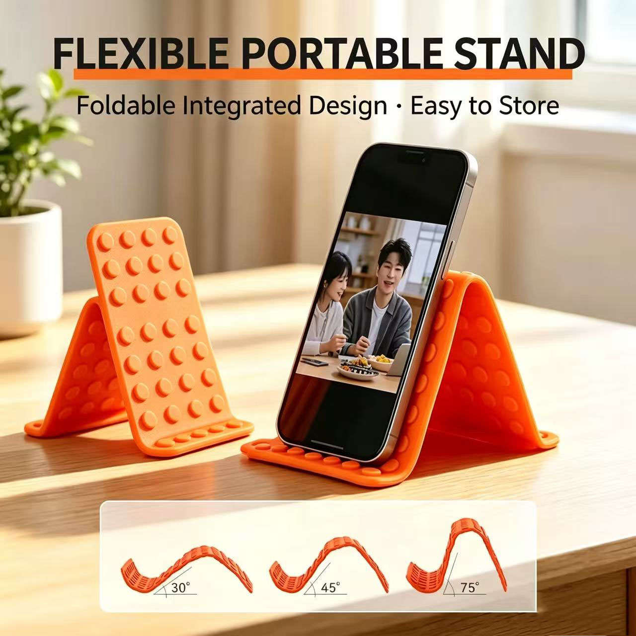 Standing Desk - Portable Universal Phone Stand Angle Adjustable