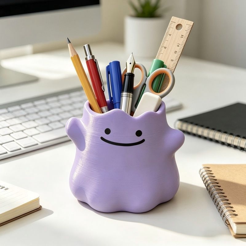 Cartoon Character Pen Holder C - Desk Organizer ulasan dan harga