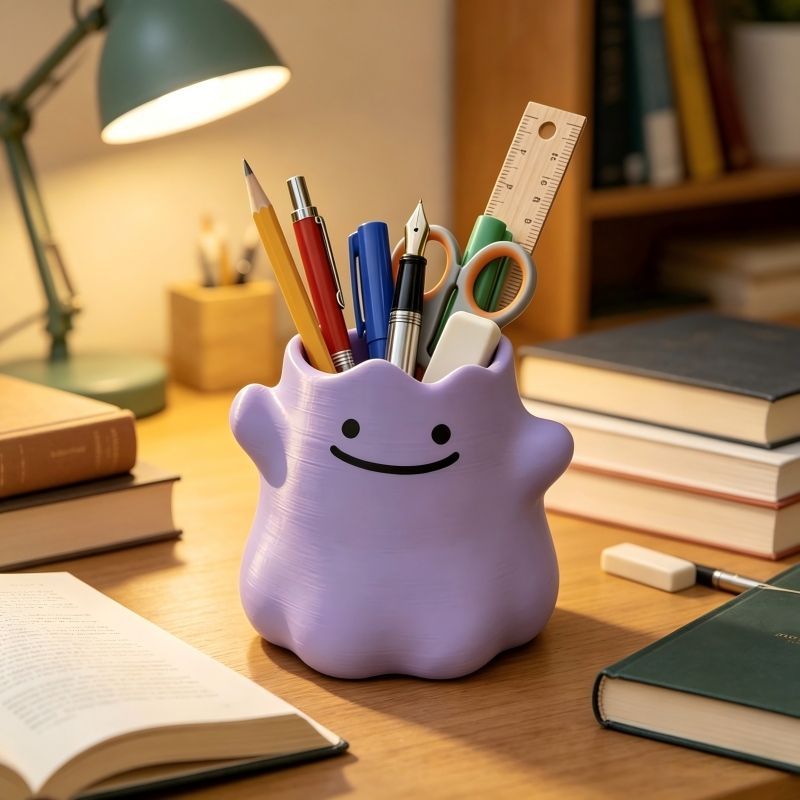 Cartoon Character Pen Holder C - Desk Organizer ulasan dan harga