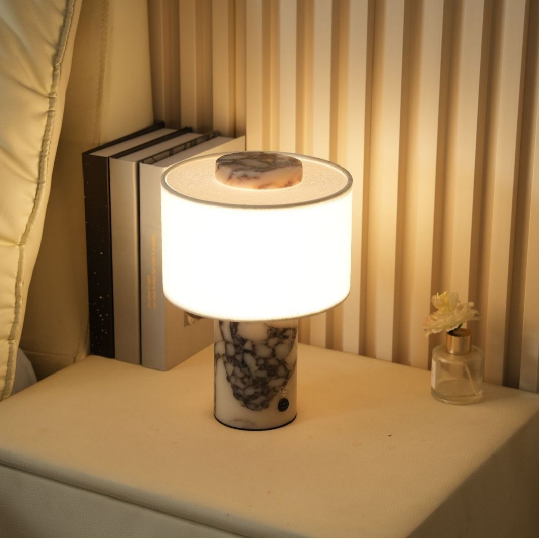 Marble bedside lamp touch char - Desk Lamp ulasan dan harga