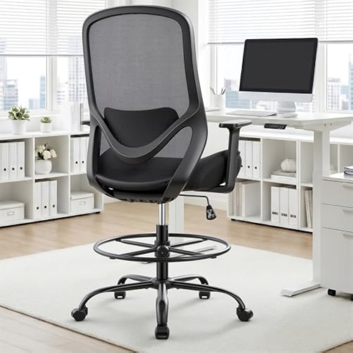 Ergonomic Tall Drafting Chair  - Standing Desk ulasan dan harga