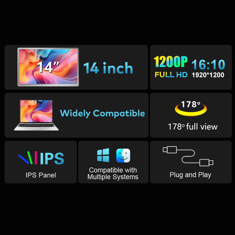 Dual Screen Display Portable L - Monitor Stand ulasan dan harga