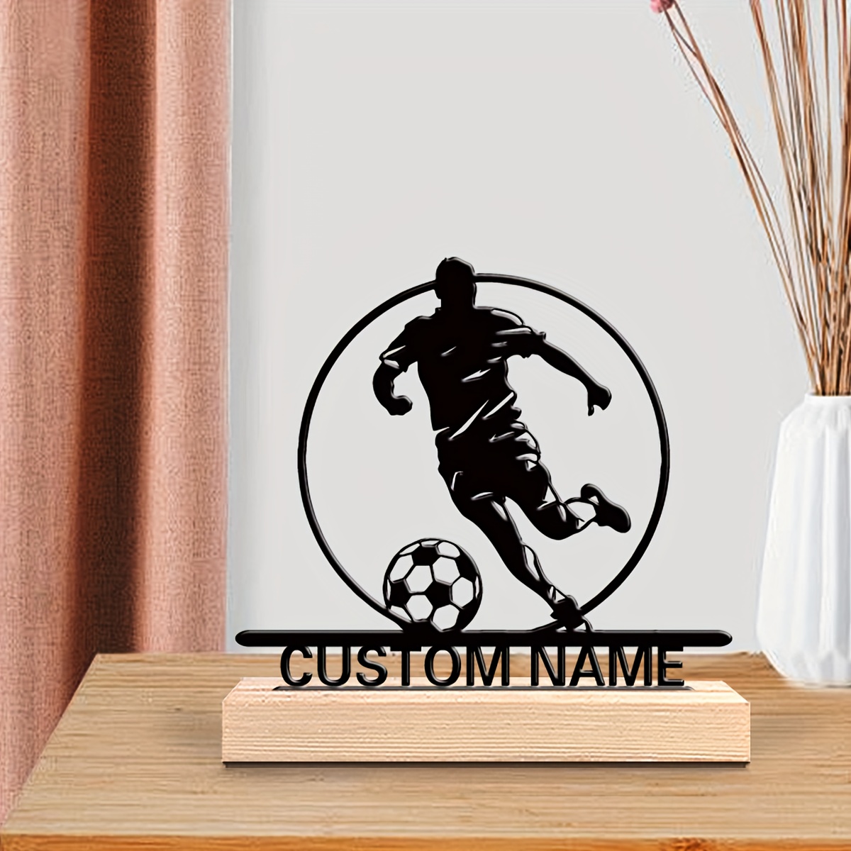 Custom Soccer Player Metal Sta - Office Furniture Brands ulasan dan harga