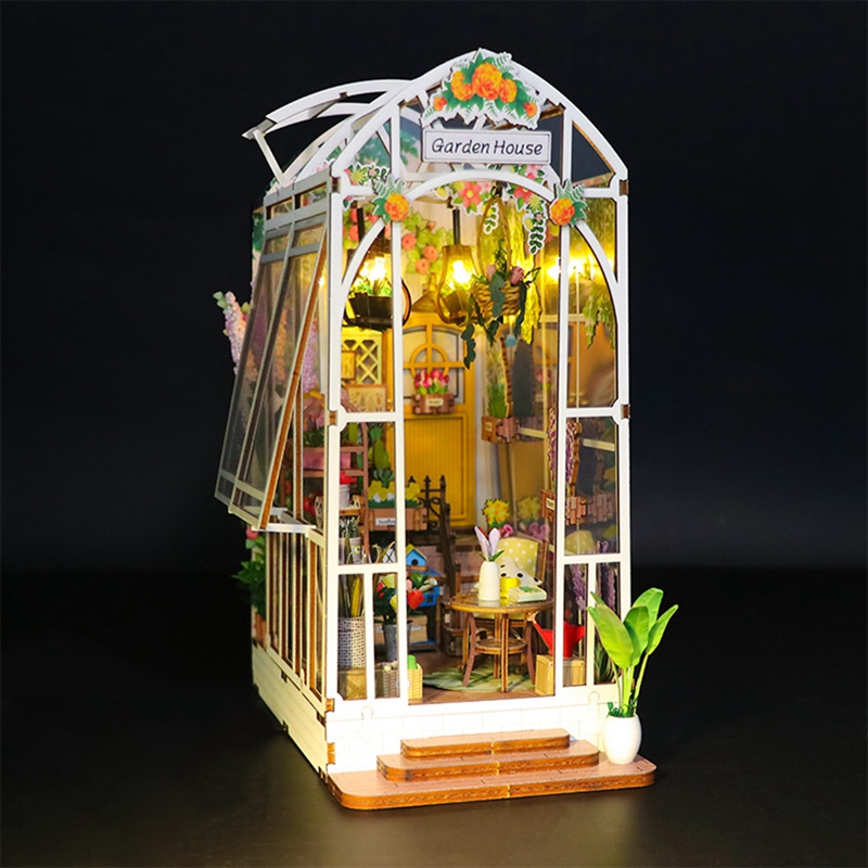 Book Nook Kit DIY Miniature Ho - Bookshelf ulasan dan harga