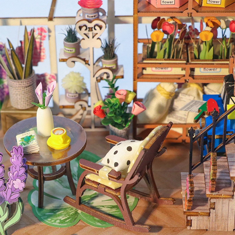 Book Nook Kit DIY Miniature Ho - Bookshelf ulasan dan harga