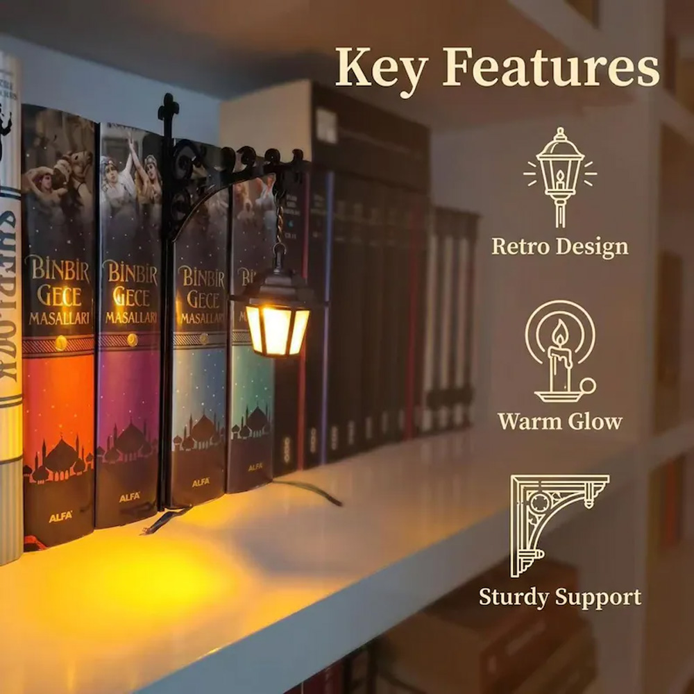 Library Lantern Decorative Boo - Bookshelf ulasan dan harga