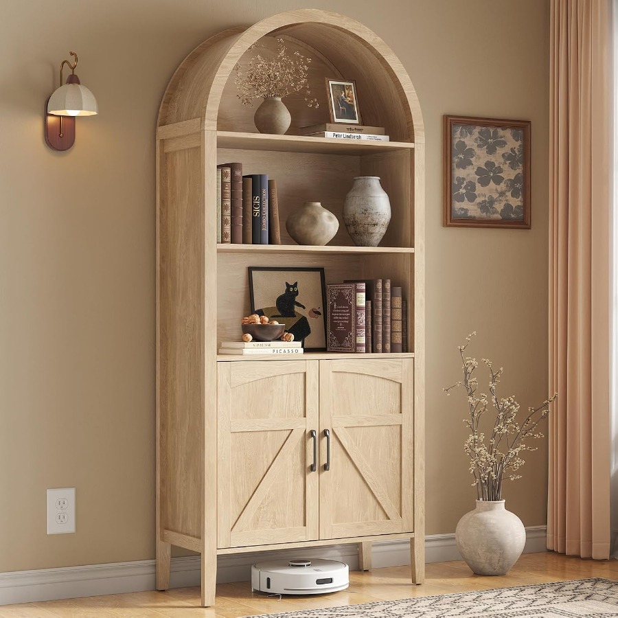 71 Arched Display Bookshelf fo - Bookshelf ulasan dan harga