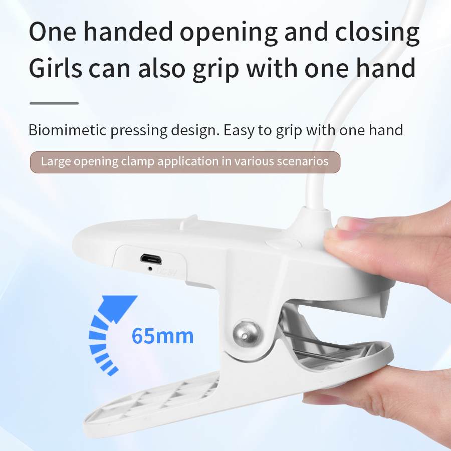 LED Clip Desk Lamp 360° Flexib - Desk Lamp ulasan dan harga