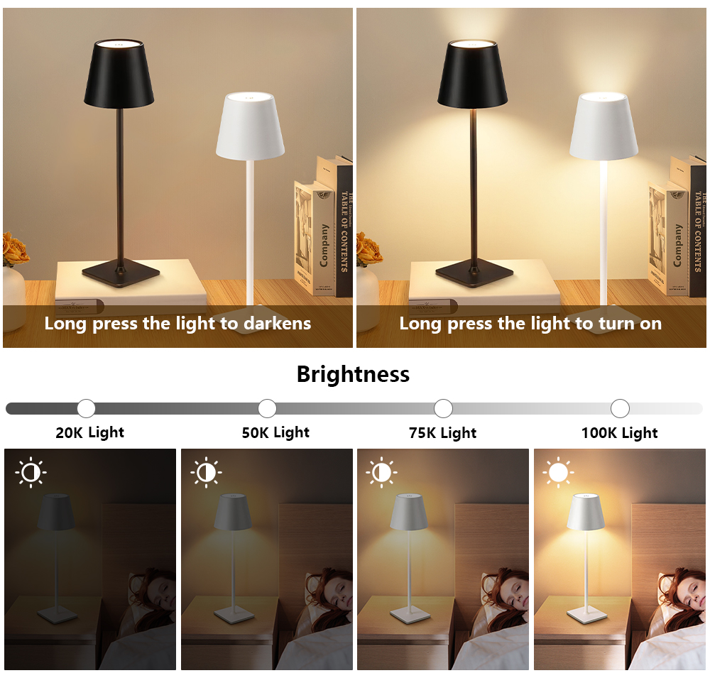 LED Rechargeable Desk Light Wi - Desk Lamp ulasan dan harga