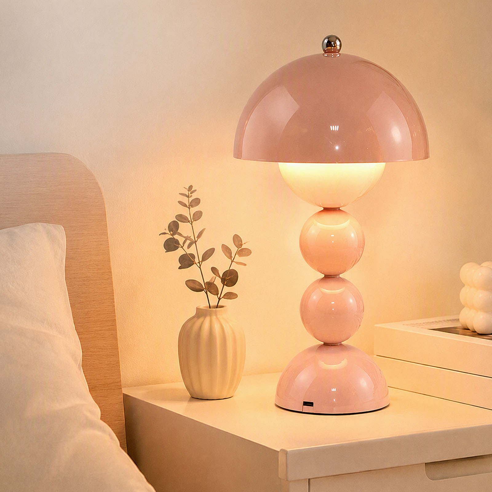 Vintage Mushroom Table Lamp US - Desk Lamp ulasan dan harga